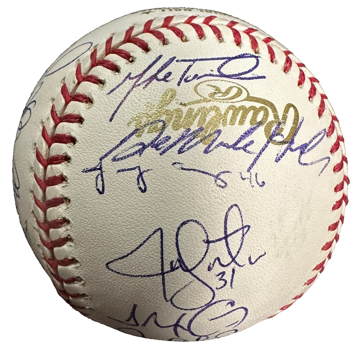 2007 Boston Red Sox Team Autographed Baseball Schilling Wakefield Lowell BAS