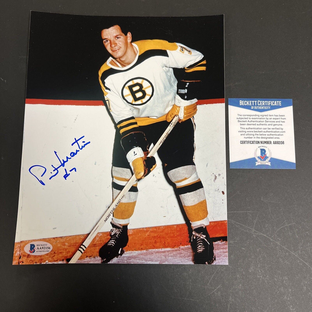 Pit Martin Signed 8x10 Boston Bruins Sportsworld