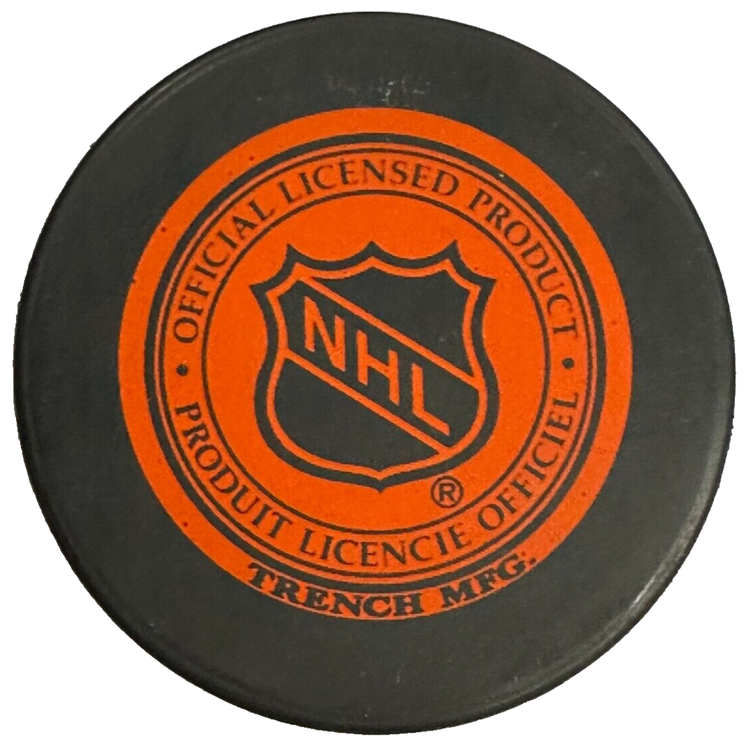 Luc Robitaille Autographed Los Angeles Kings25th Anniversary Puck HOF