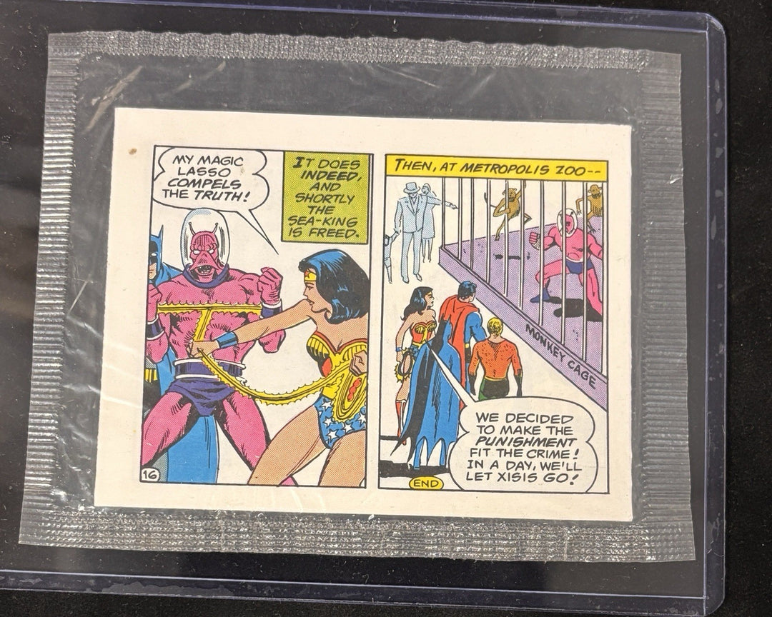 Vintage 1979 Post Mini DC Comic Book Super Heroes Prisoners Of The Stars Sealed