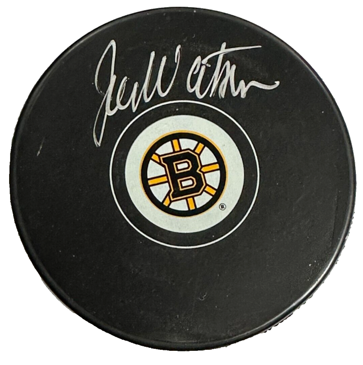 Joe Watson Autographed Boston Bruins Hockey Puck BAS