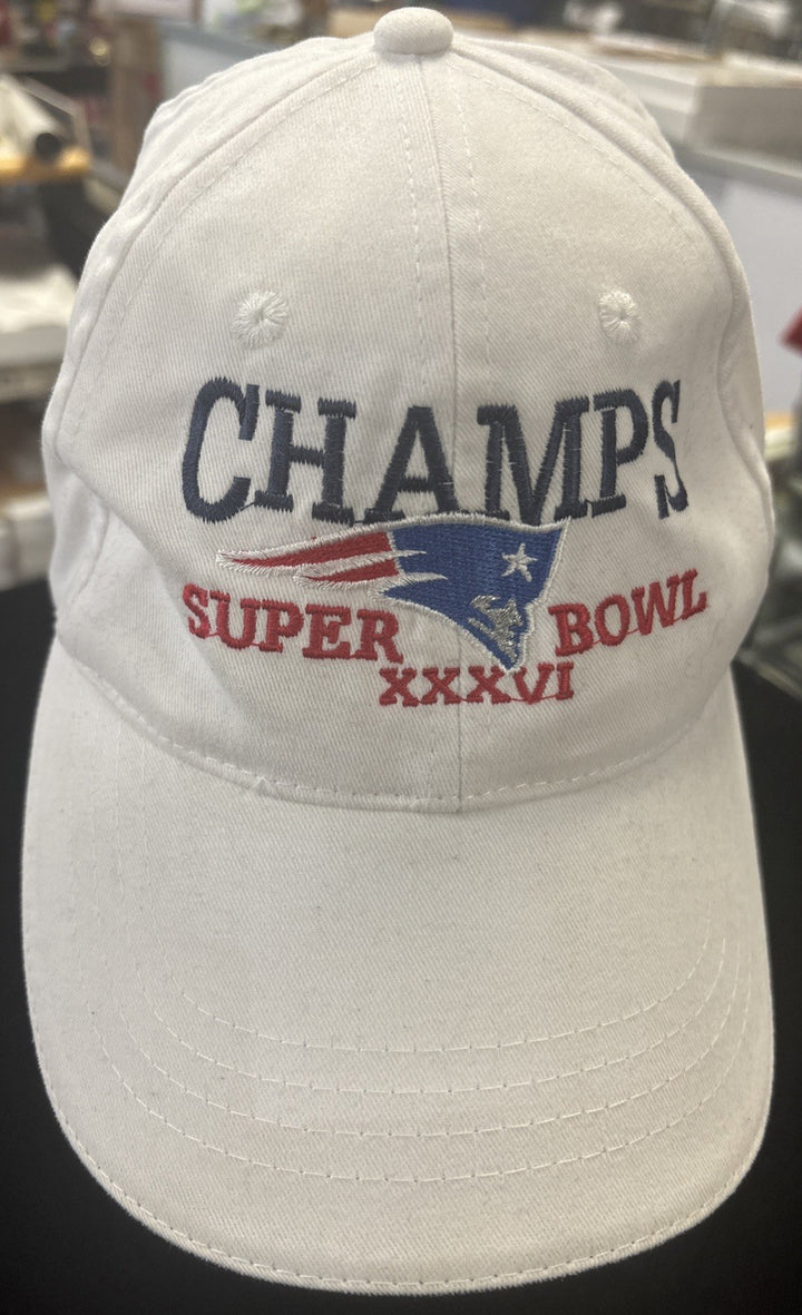 New England Patriots 2002 Super Bowl  Champions Cap NFL One Size