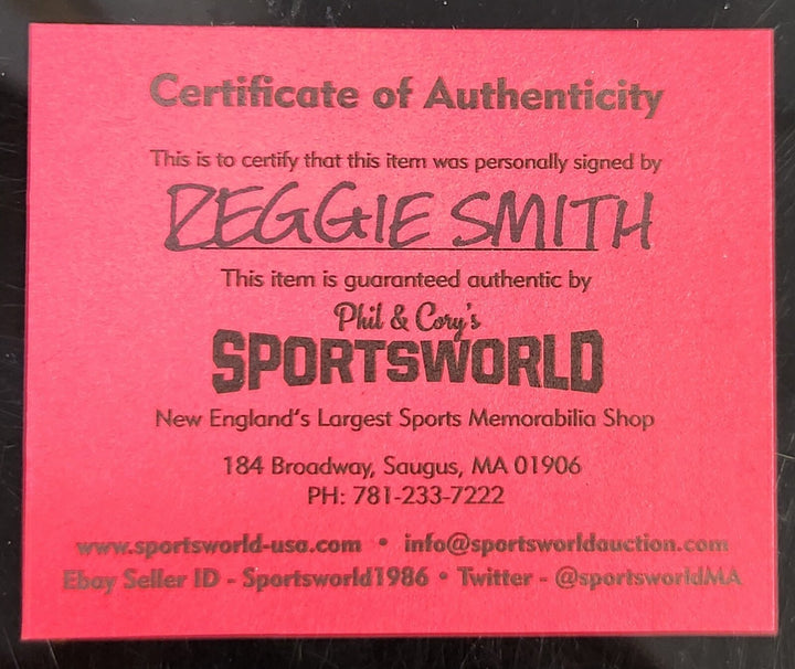 Reggie Smith Signed Major League Baseball Red Sox Dodgers Tristar MLB COA