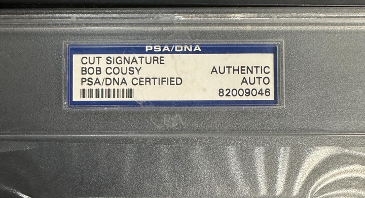 Bob Cousy Autographed Cut Signature PSA/DNA HOF Boston Celtics