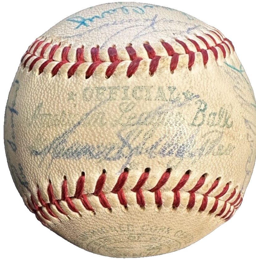 1959 Washington Senators Team Autographed Baseball Killebrew