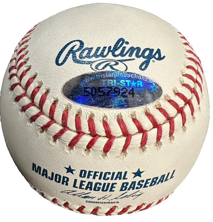 Monte Irvin Autographed Major League Baseball W/ HOF 73 Insc TRISTAR Giants