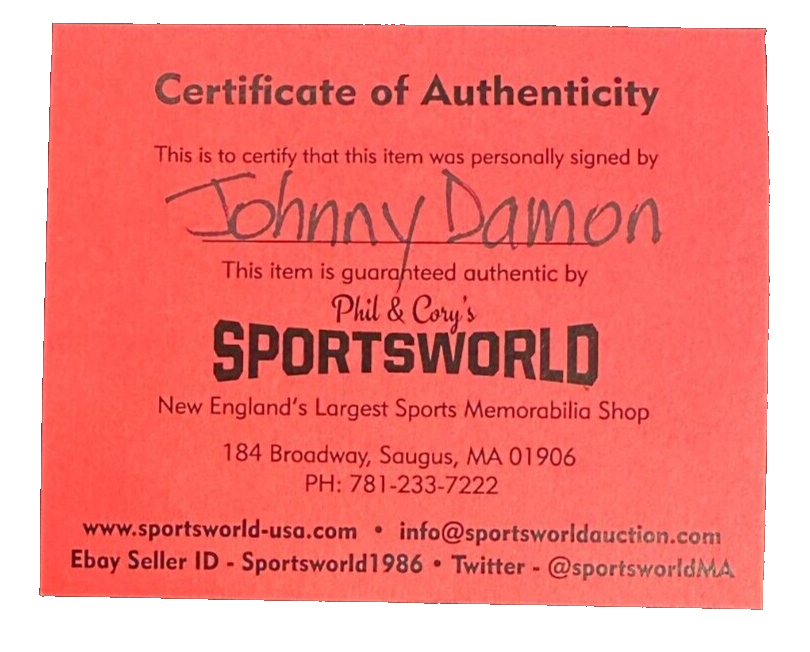 Johnny Damon Autographed Official 1999 All-Star Game Baseball Red Sox