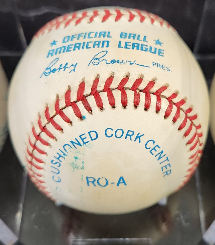 Mike Greenwell Signed American League Baseball Boston Red Sox COA