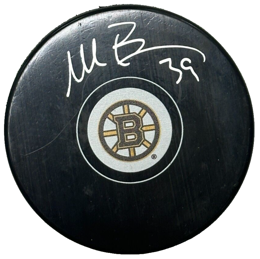Matt Beleskey Autographed Boston Bruins Hockey Puck NHL Fanatics