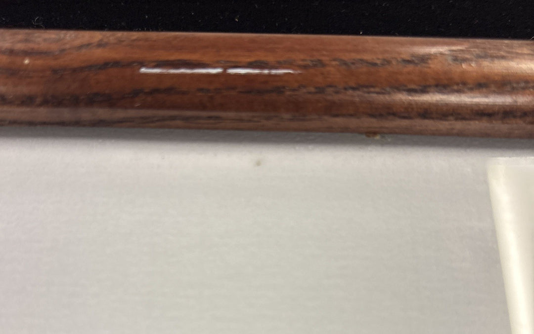 Jackie Jensen Framed Photo With Autographed  Cut COA JSA