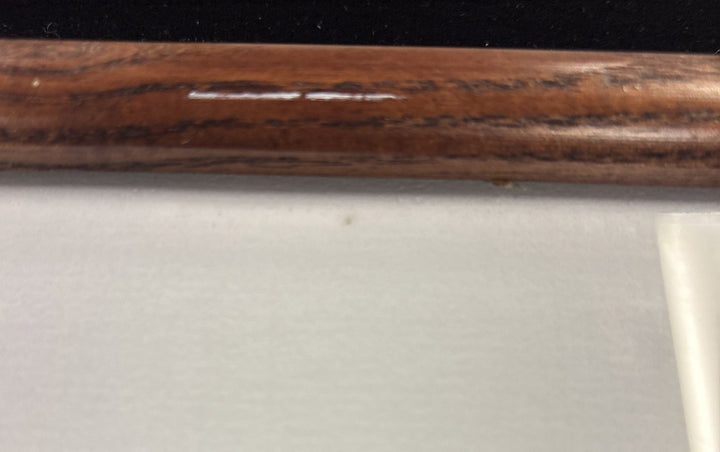 Jackie Jensen Framed Photo With Autographed  Cut COA JSA