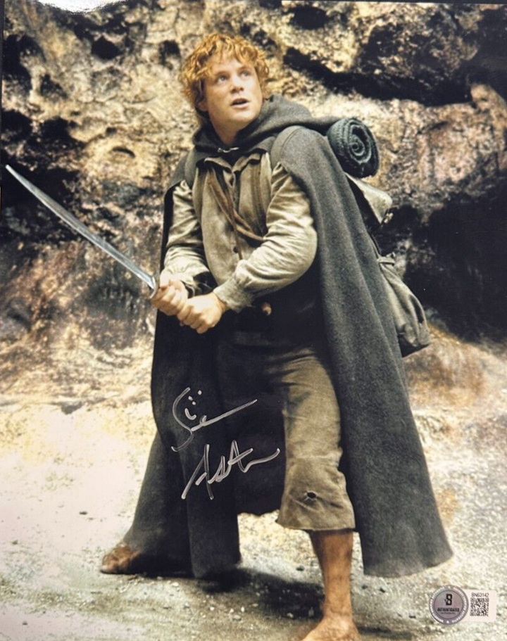 Sean Astin Autographed Lord of the Rings 8x10 Photo BAS Samwise Gamgee