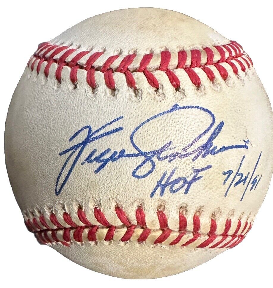 Fergie Jenkins Autographed American League Baseball W/ HOF 7/21/91 Insc