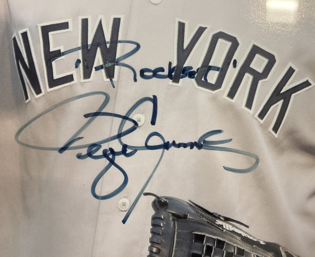 Roger Clemens Autographed 16x20 Photo W/ Rocket Insc New York Yankees