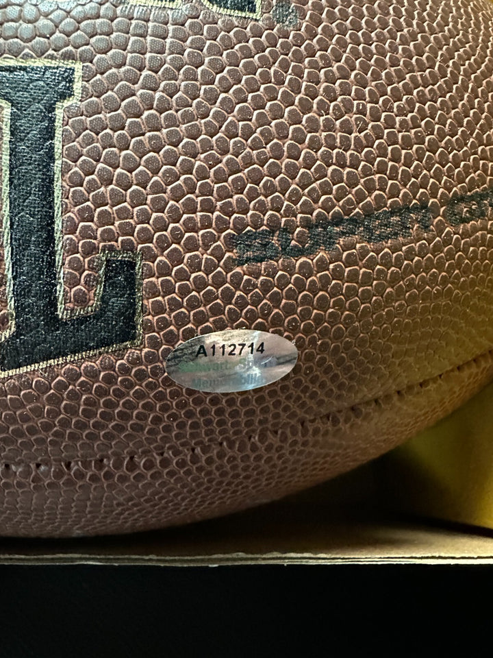 Billy Shaw Autographed Wilson NFL Super Grip Football W/ HOF 99 Bills