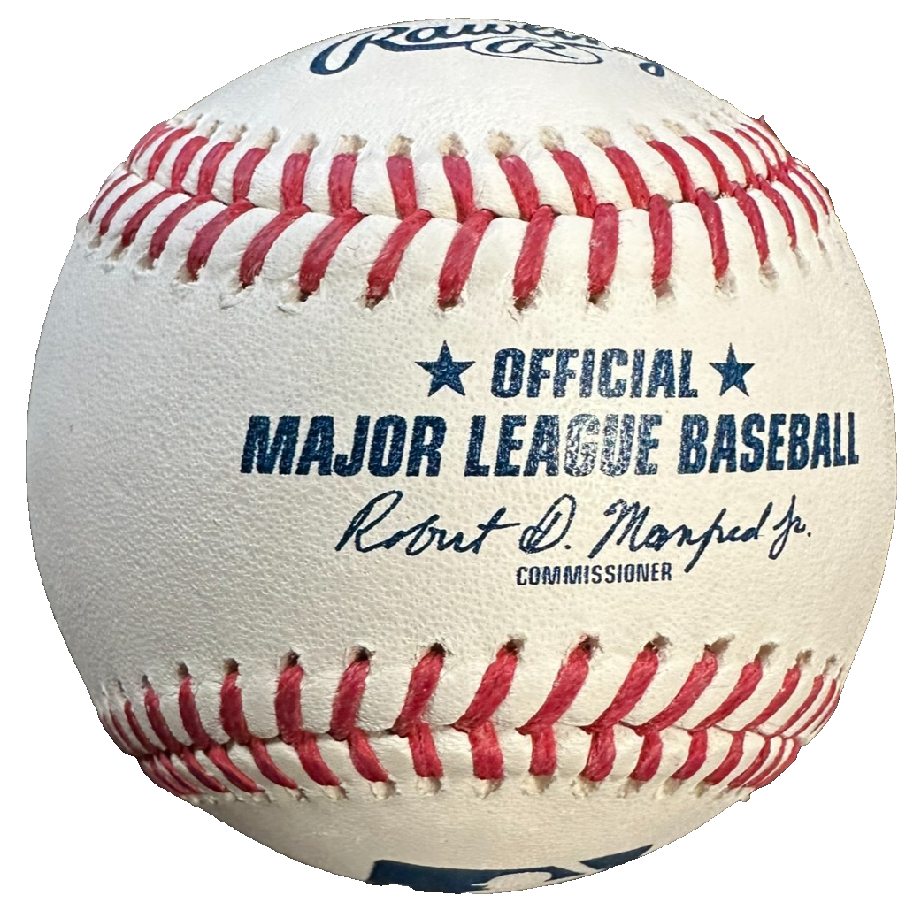 Jared Carrabis Autographed OML Baseball W Section 10 Insc Red Sox Barstool