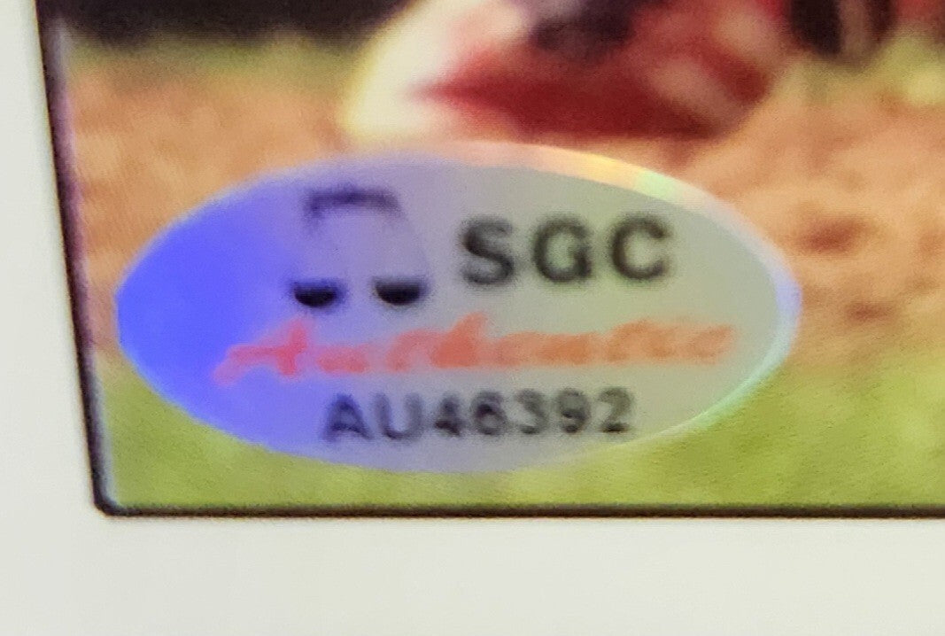 Carlton Fisk Signed Hall Of Fame Induction Card Boston Red Sox White Sox SGC COA