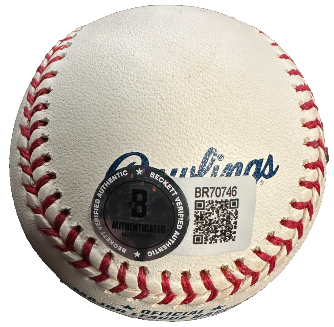 David Ortiz Autographed Official Major League Baseball W/Big Papi Insc BAS