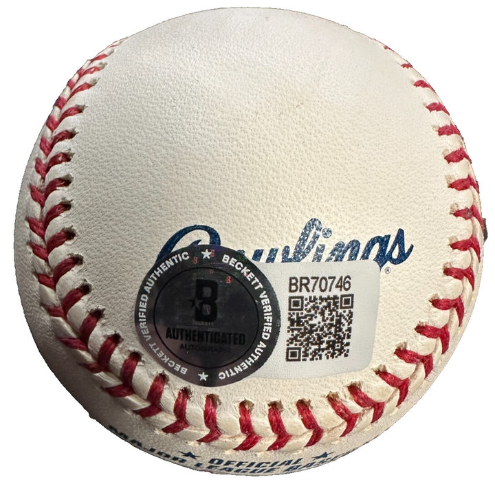 David Ortiz Autographed Official Major League Baseball W/Big Papi Insc BAS