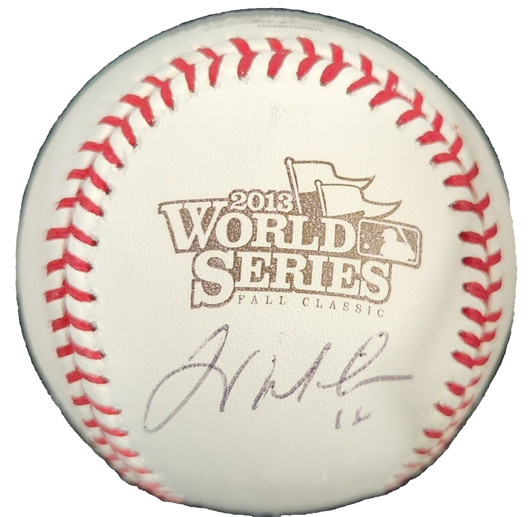 Will Middlebrooks Signed 2013 World Series Baseball Boston Red Sox JSA COA