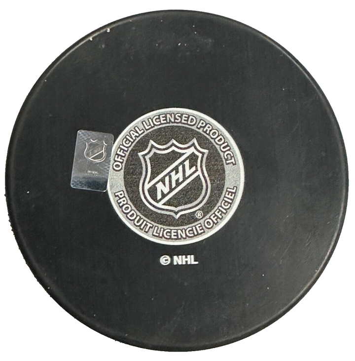 Linus Ullmark Autographed Boston Bruins 100th Anniversary Puck