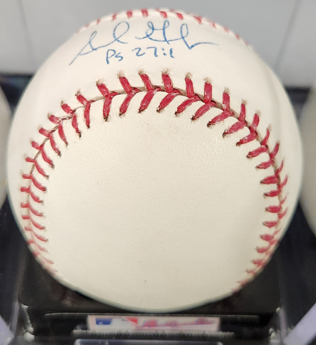 Adrian Gonzalez Autographed Inscribed ML Baseball Padres Red Sox Dodgers COA