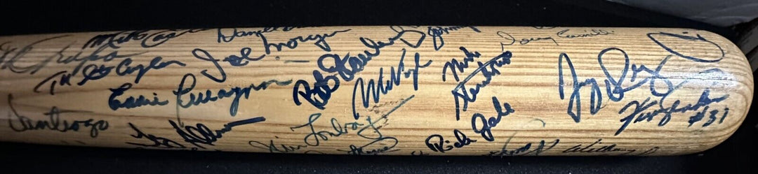 Boston Red Sox Autographed Bat Williams Yaz Tiant Remy Wood