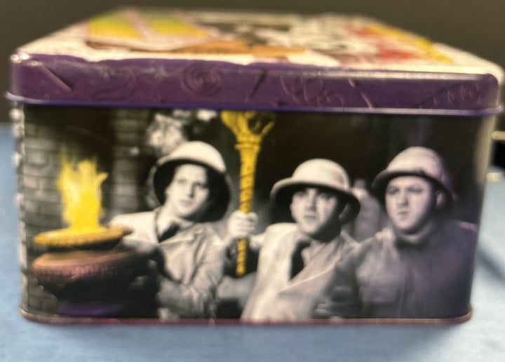 The Three Stooges Comedy We Want Our Mummy Tin Lunch Box Collectible Vintage