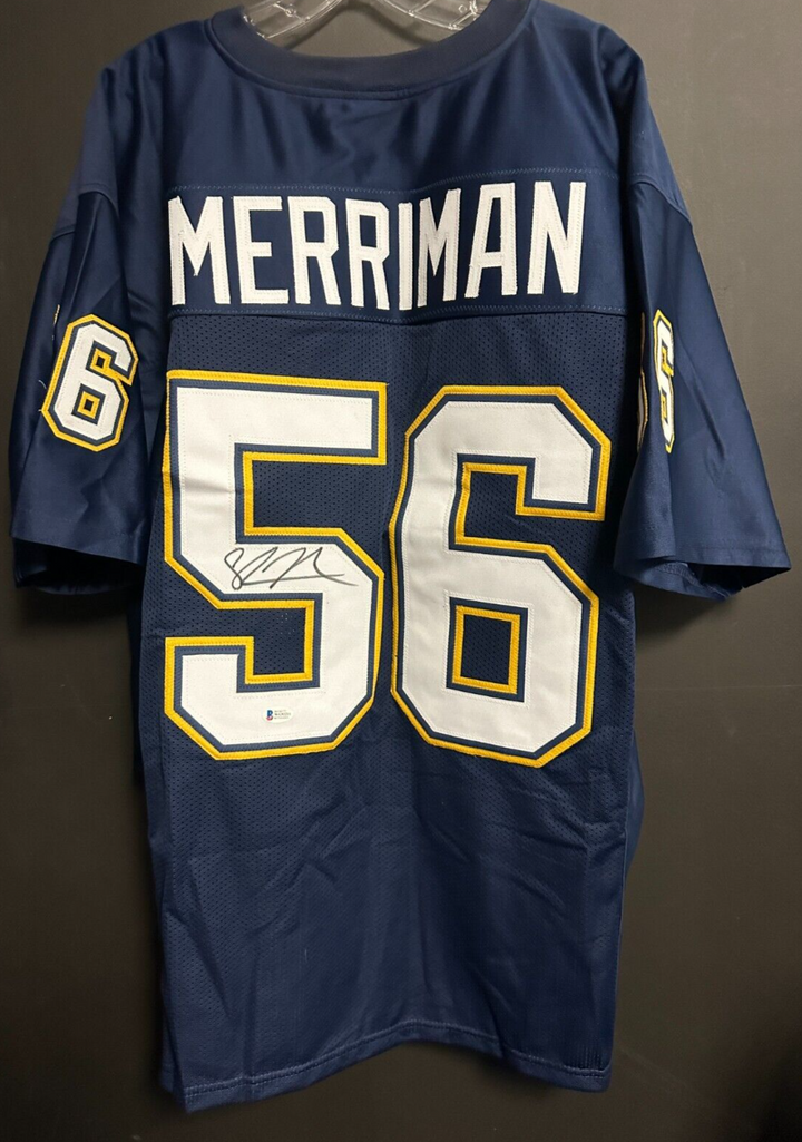 Shawne Merriman Autographed San Diego Chargers Replica Jersey BAS