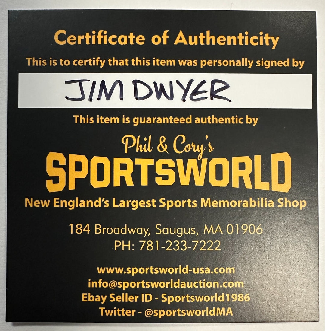 Jim Dwyer Autographed Official American League Baseball Orioles Red Sox