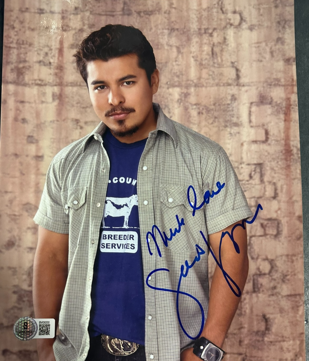 Jacob Vargas Signed Autographed 8X10 Photo BAS W/ Much Love Insc