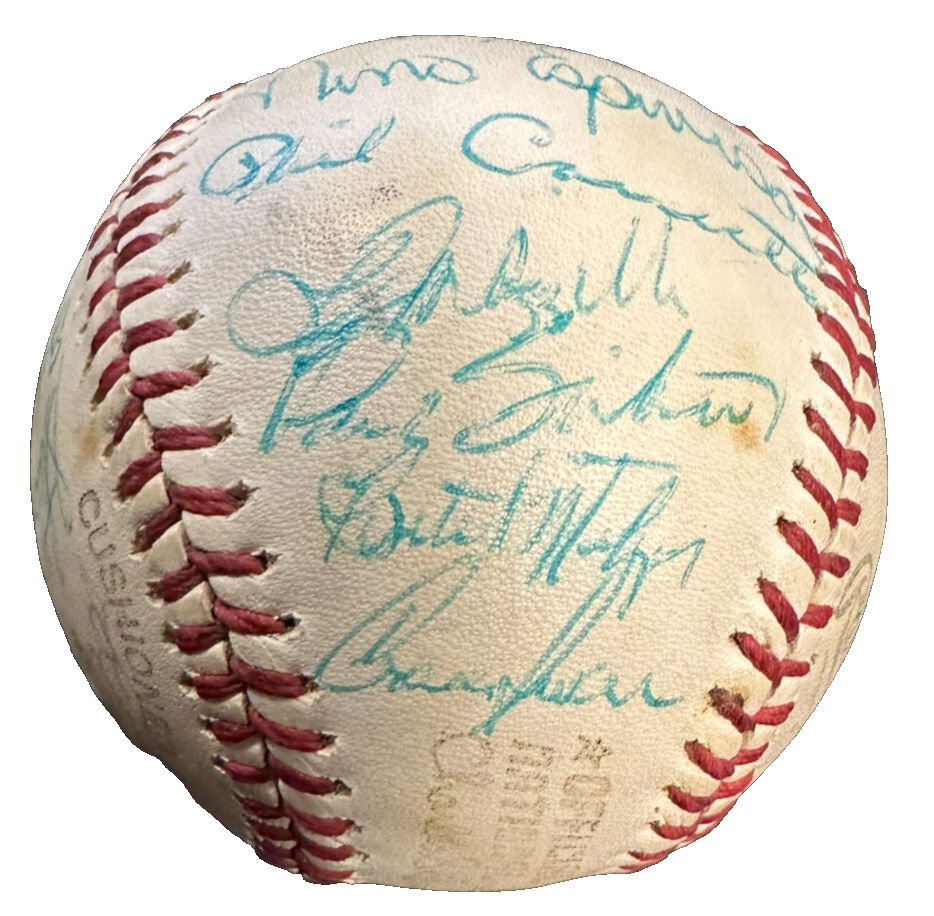 1978 New York Mets Team Autographed Baseball Mays Torre Koosman BAS
