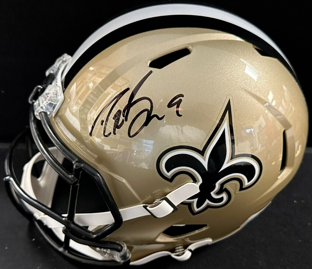 Drew Brees Autographed New Orleans Saints Full Size Replica Helmet NFL BAS