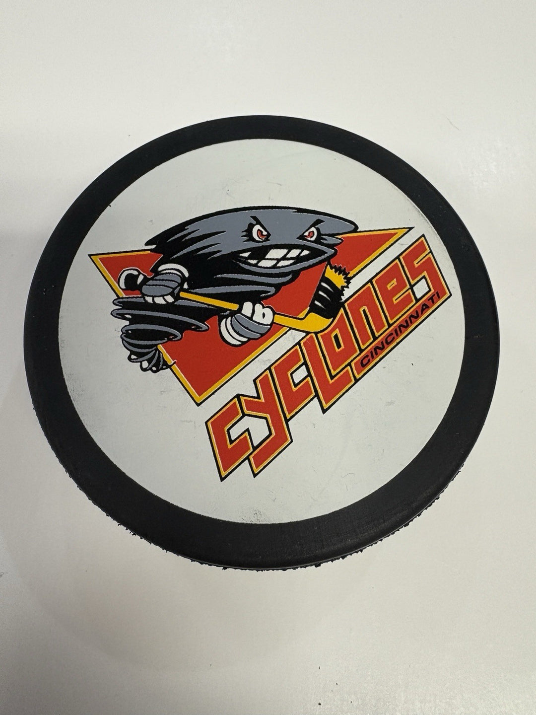 Vintage IHL Cincinnati Cyclones Official Hockey Puck