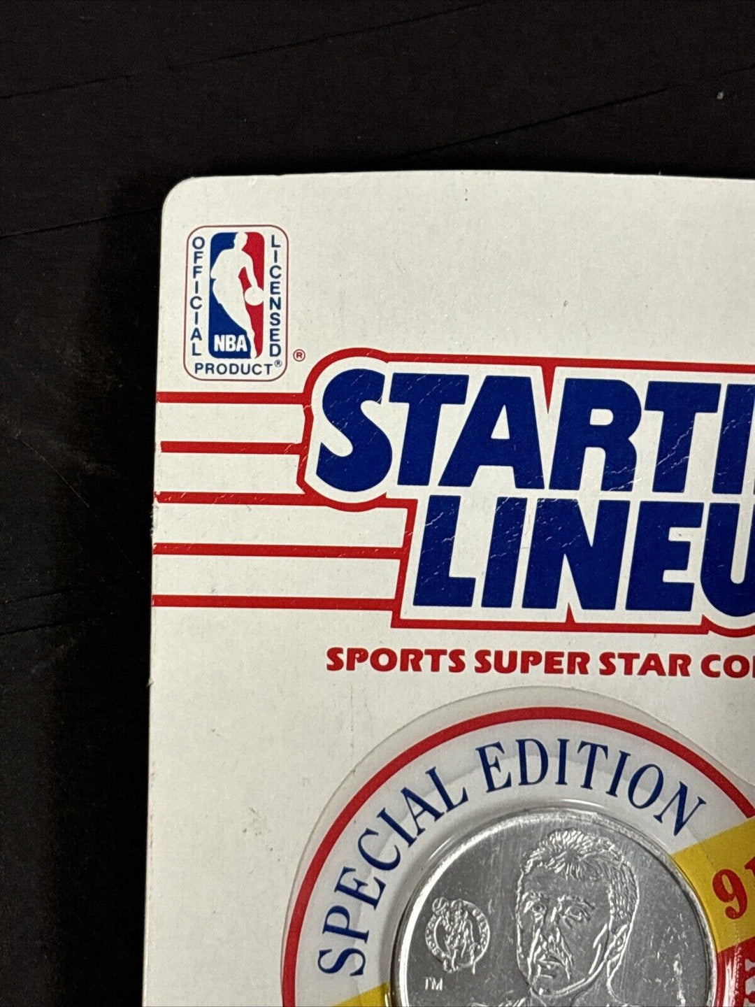 1991 Starting Lineup Larry Bird Figure With Card And Coin Boston Celtics