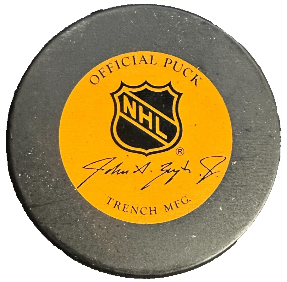 Ed Belfour Autographed Chicago Blackhawks Hockey Puck NHL