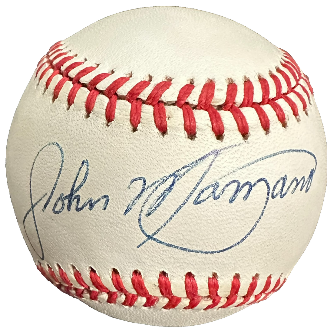 John Marzano Autographed Official American League Baseball Red Sox JSA