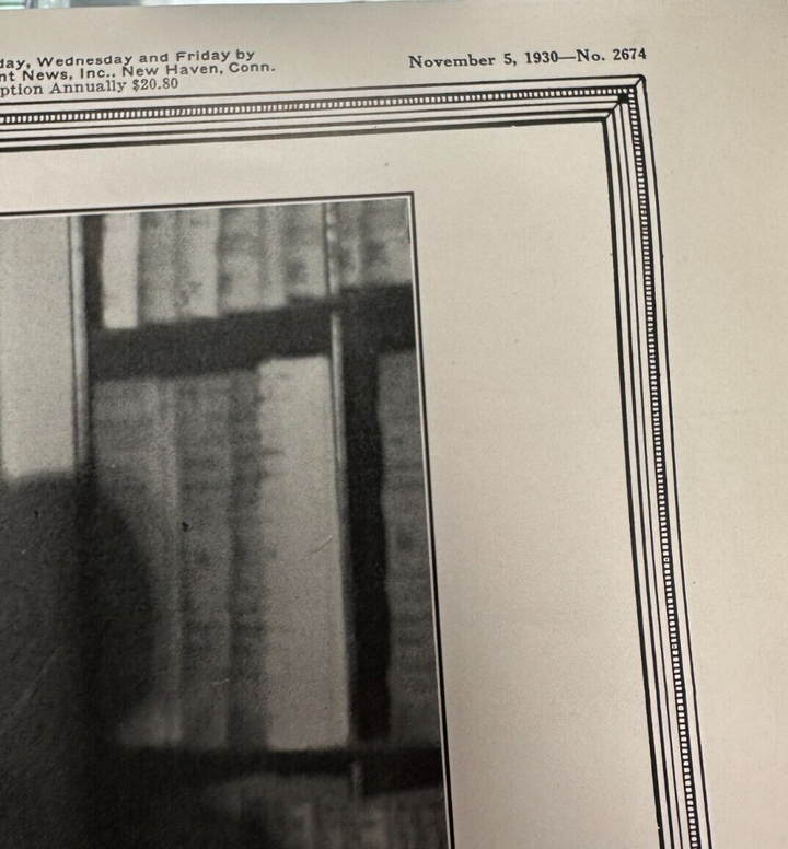 1930 Illustrated Current News Babe Ruth Signing Adoption Papers Yankees