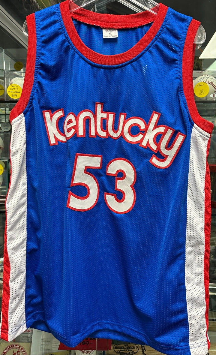 Artis Gilmore Autographed Kentucky Colonels Custom Jersey W/ HOF 11 BAS