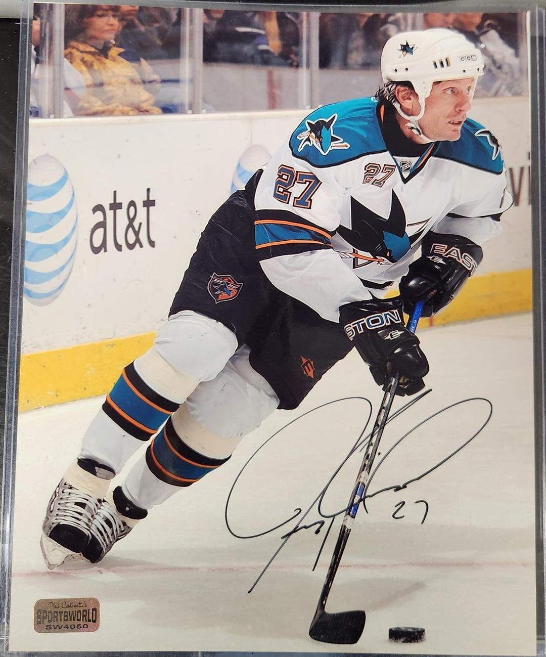 Jeremy Roenick Autographed 8x10 Photo San Jose Sharks HOF COA