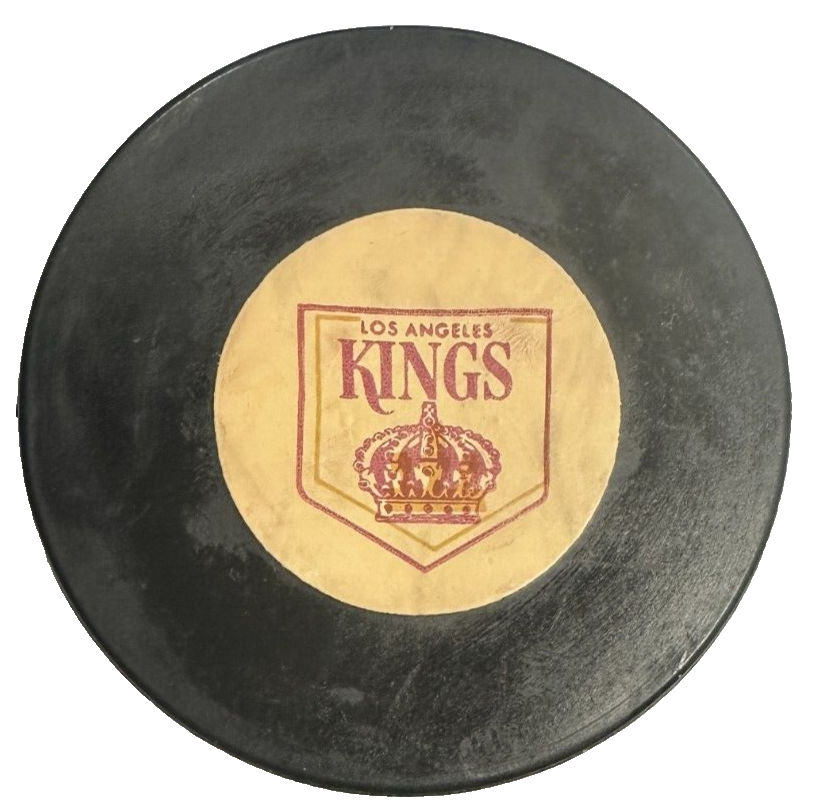 1969-77 Los Angeles Kings Tyer Converse Official Game Used Puck NHL