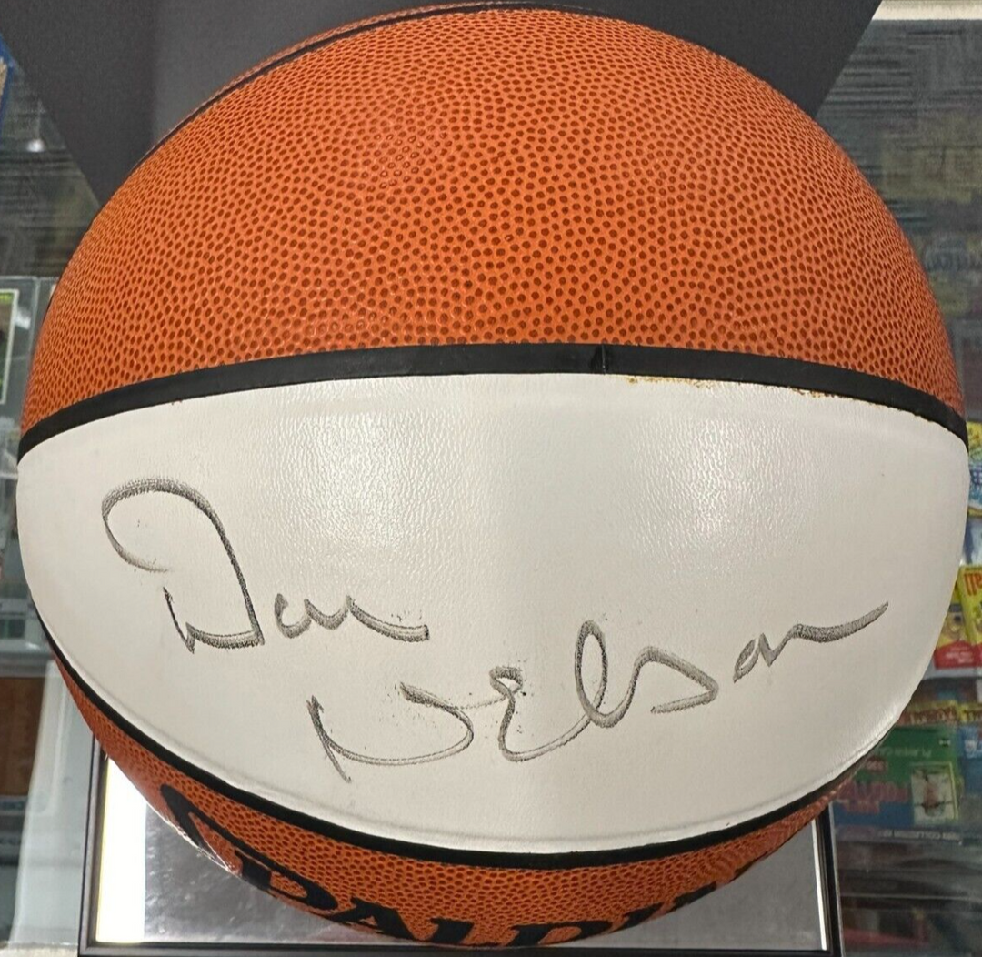 Don Nelson Autographed Spalding Basketball HOF Boston Celtics