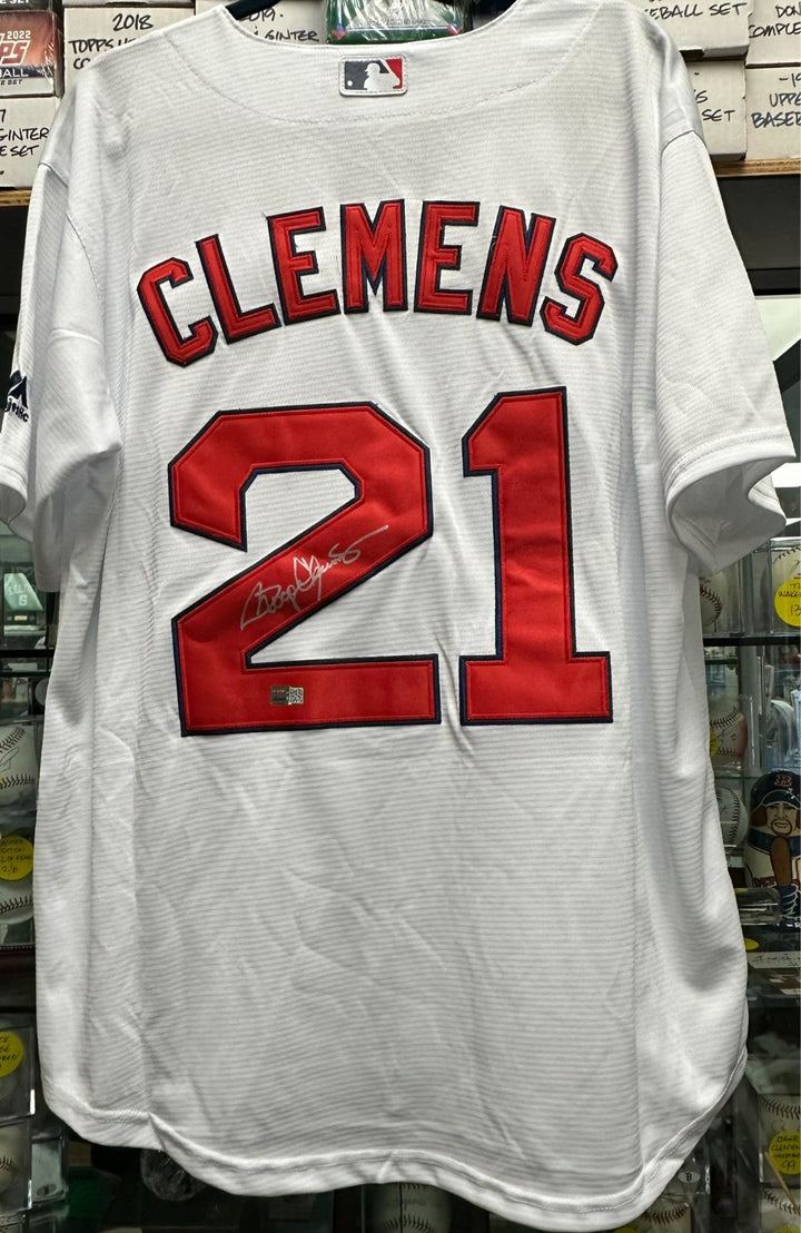 Roger Clemens Autographed Majestic Boston Red Sox Jersey TRISTAR Hologram