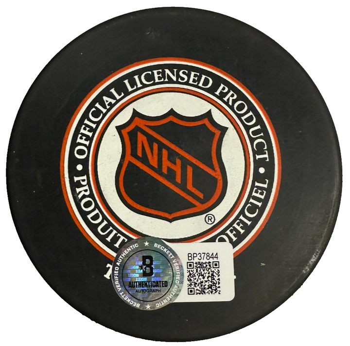 Sergei Federov Autographed Detroit Red Wings Hockey Puck BAS HOF