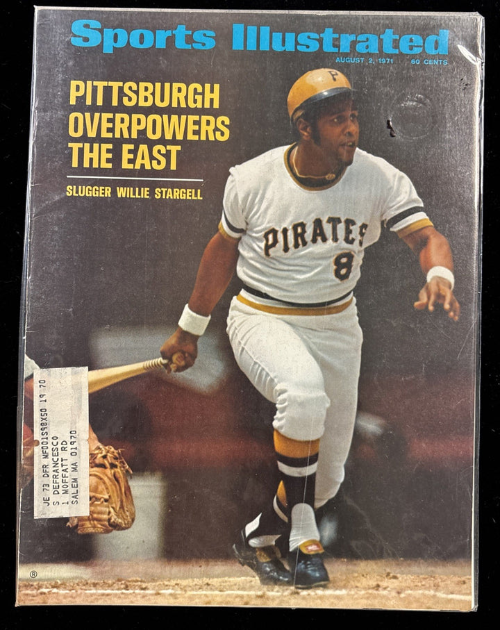 August 2 1971 Sports Illustrated Willie Stargell First Cover Pittsburgh Pirates