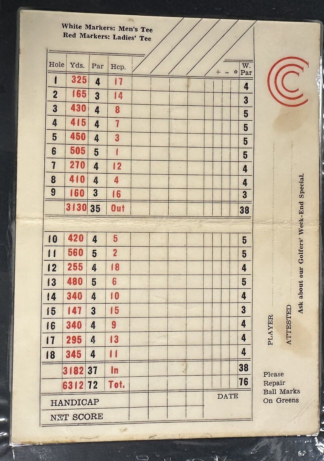 Bill Russell Sam & KC Jones Signed Coonamessett Country Club Golf Scorecard