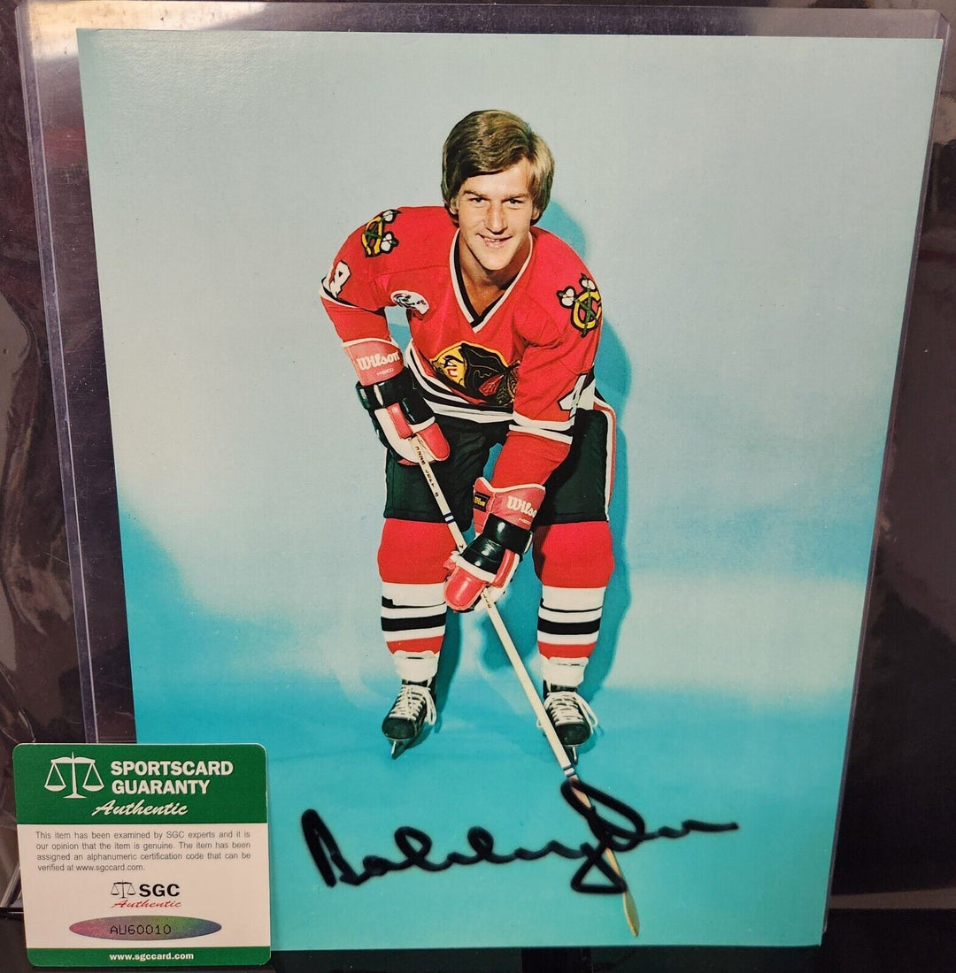 Vintage Bobby Orr Signed 8x10 Photo Chicago Black Hawks Boston Bruins SGC COA