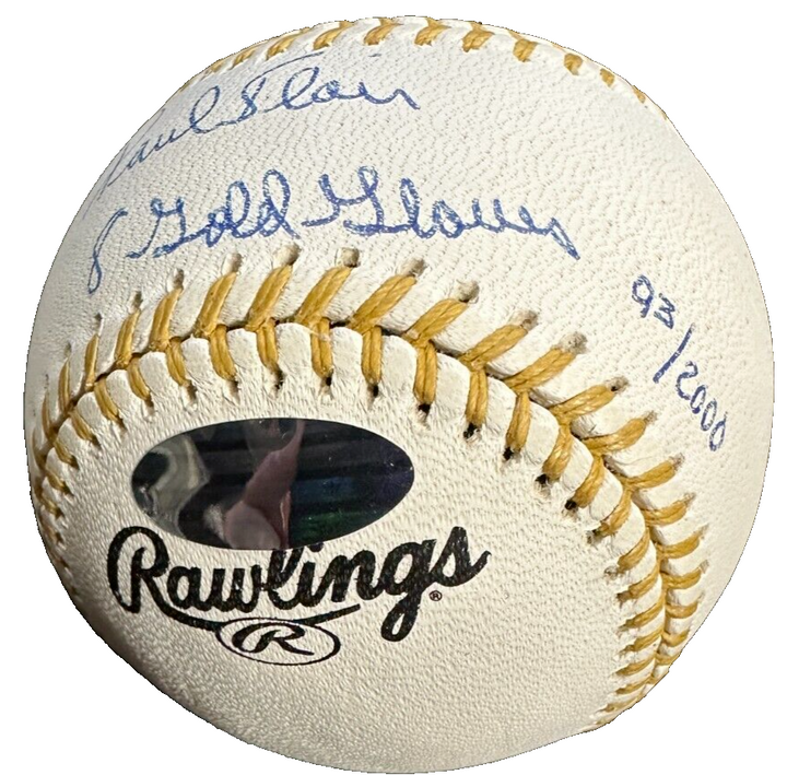 Paul Blair Autographed Rawlings Gold Glove Baseball W/ 8 Gold Gloves Insc