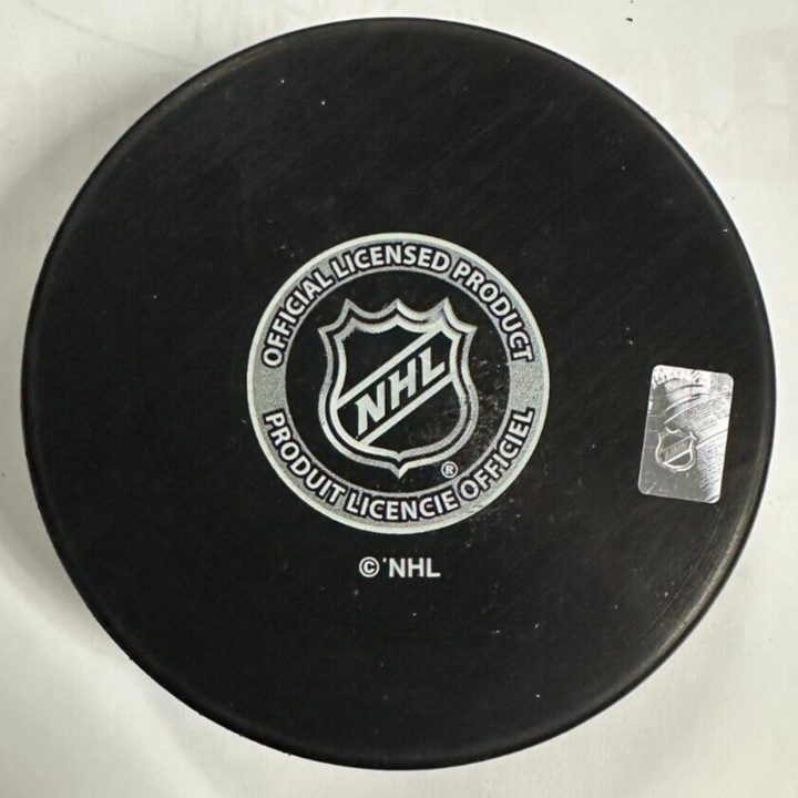 Walt McKechnie Autographed Boston Bruins Hockey Puck NHL