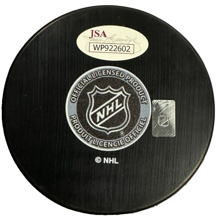 John Bucyk Autographed Boston Bruins Hockey Puck W/ 1970-72 Cups JSA